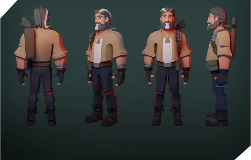 Low Poly Character for Games